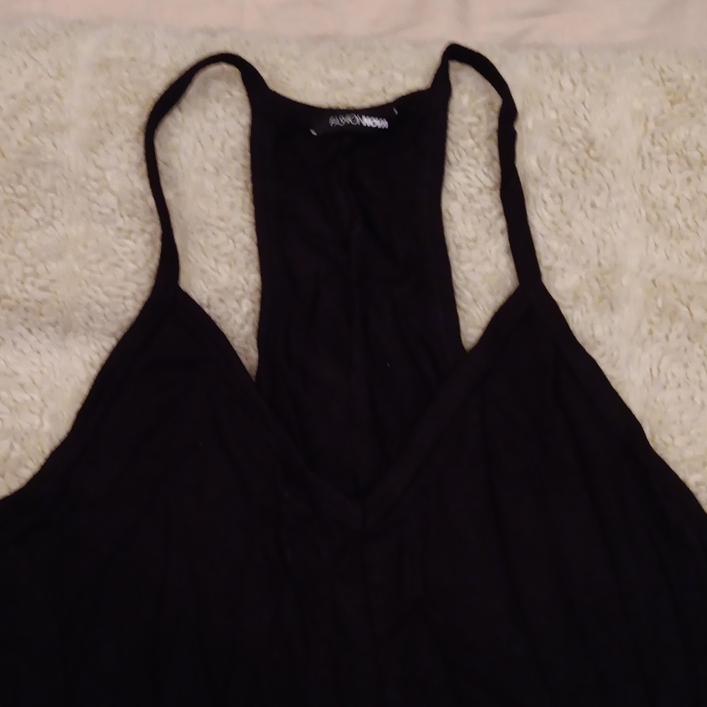 All black Boho one piece